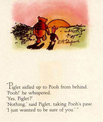 pooh and piglet